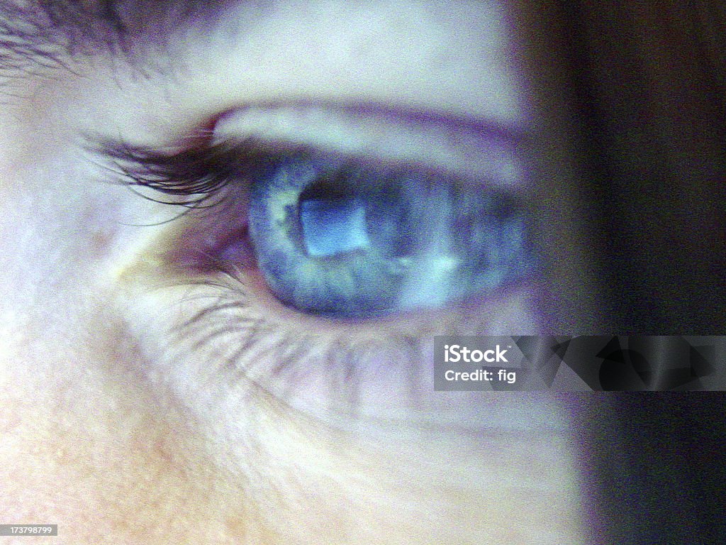 Techno olhos - Foto de stock de Computador royalty-free