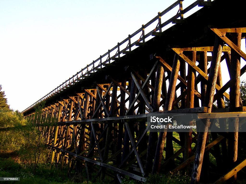 Railroad tressle#1 - Foto stock royalty-free di Acciaio