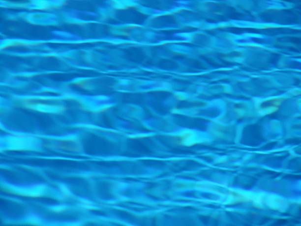 Blu piscina - foto stock