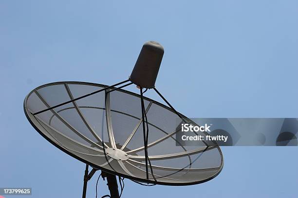 Satellite Stock Photo - Download Image Now - Antenna - Aerial, Blue, Business