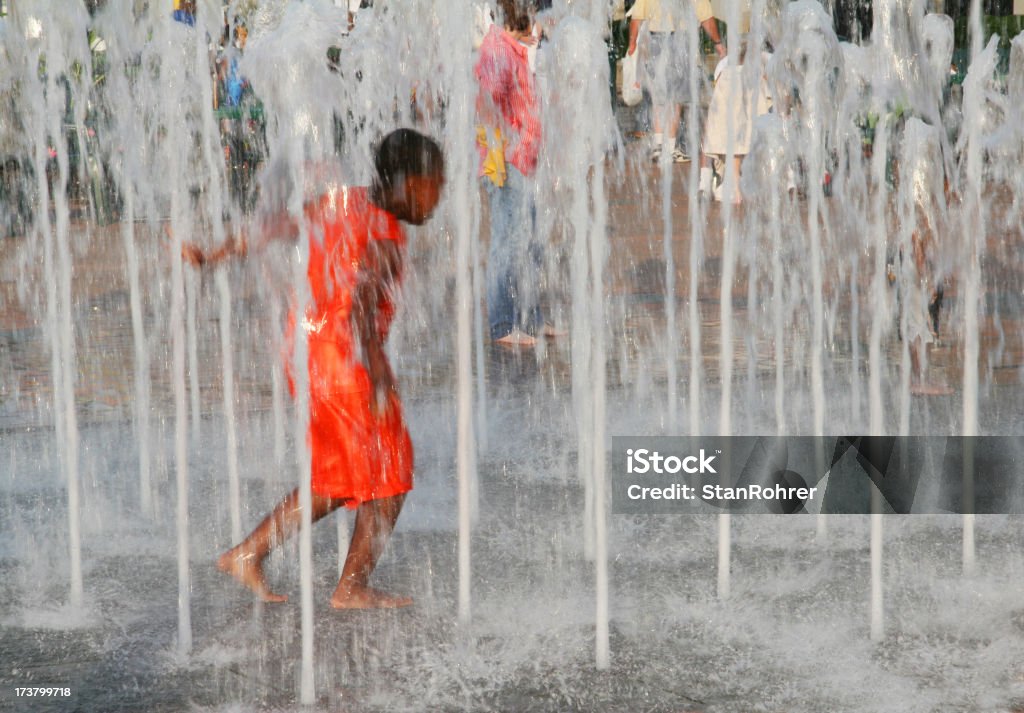 Fuente de agua enfriar, Dayton, Ohio - Foto de stock de Calor libre de derechos