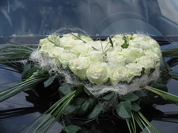 Bridal Car Rose Flower Arrangement