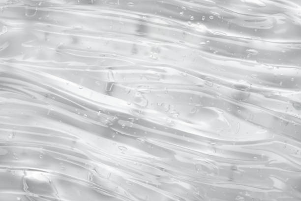 istock Transparent clear liquid serum gel cosmetic texture background 1738003784