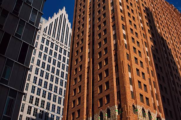 istock Skyscraper on Woodward Avenue in Detroit 173800423