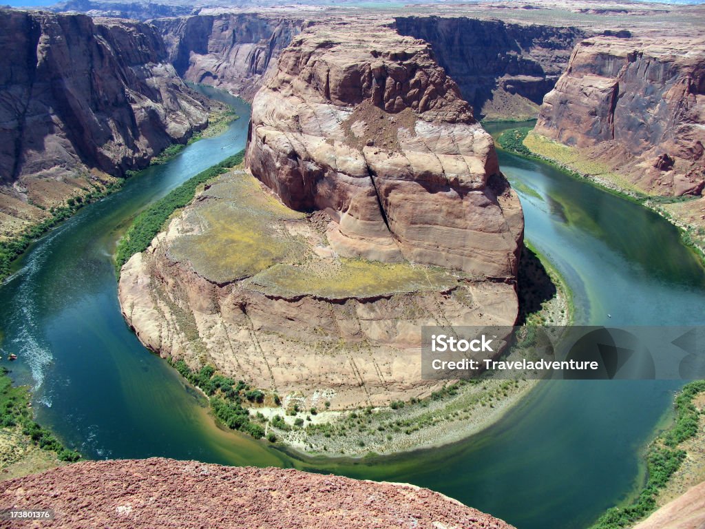 canyon Ferro di cavallo-Fiume Colorado - Foto stock royalty-free di Acqua