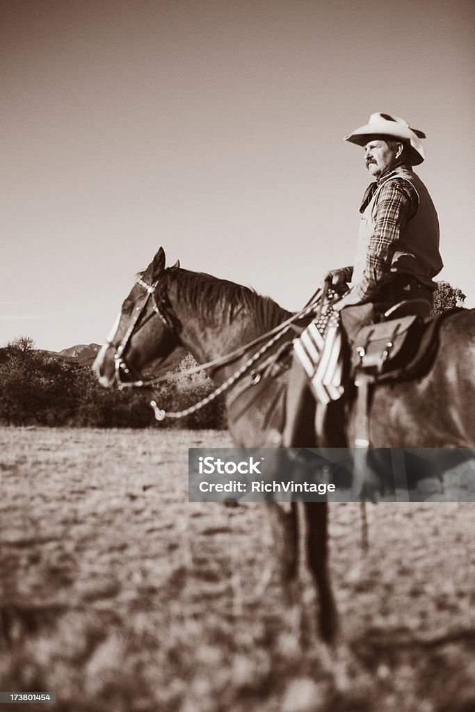 Old timey de vaquero - Foto de stock de Vaquero libre de derechos