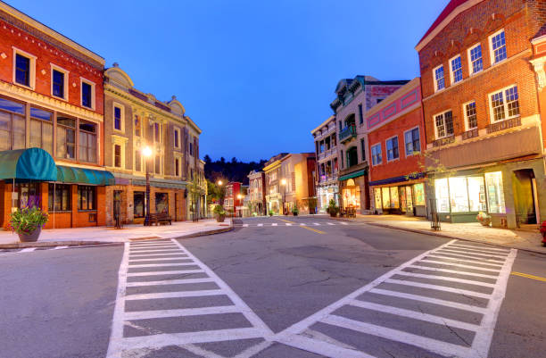 istock Downtown Saranac Lake, New York 1738016224