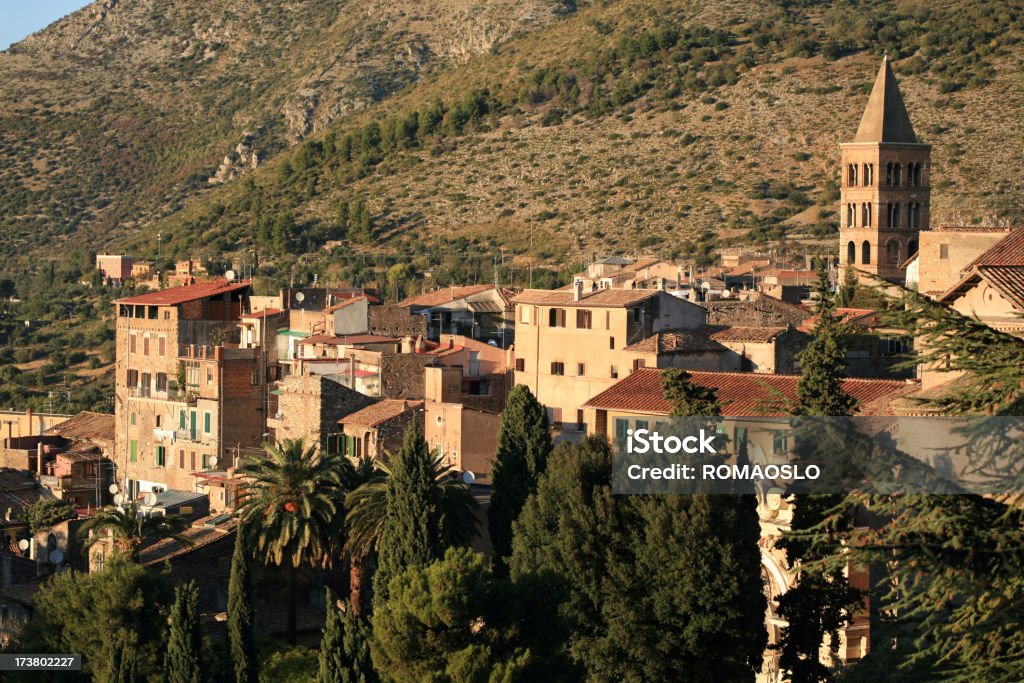 Blick auf die Tivoli in Lazio, Italien - Lizenzfrei Alt Stock-Foto