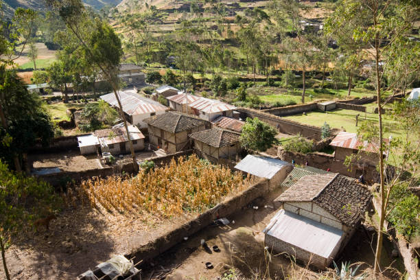 istock Simple mountain village in Ecuador 173802324