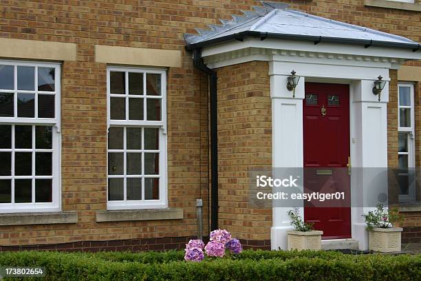 Luxury House Porch Stock Photo - Download Image Now - Block Shape, Building Entrance, Cheerful