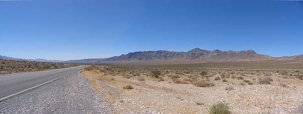 istock Death valley - Highway 190 panorama 173802678