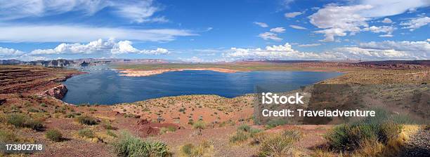 Озеро Powell Panorama — стоковые фотографии и другие картинки Аризона - Юго-запад США - Аризона - Юго-запад США, Без людей, Величественный