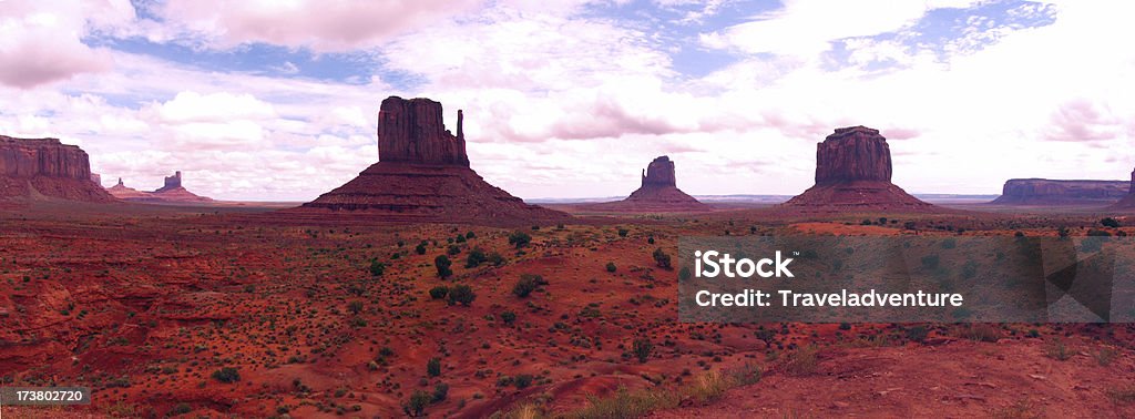 Monument valley panorama the monument valley panorama Arizona Stock Photo