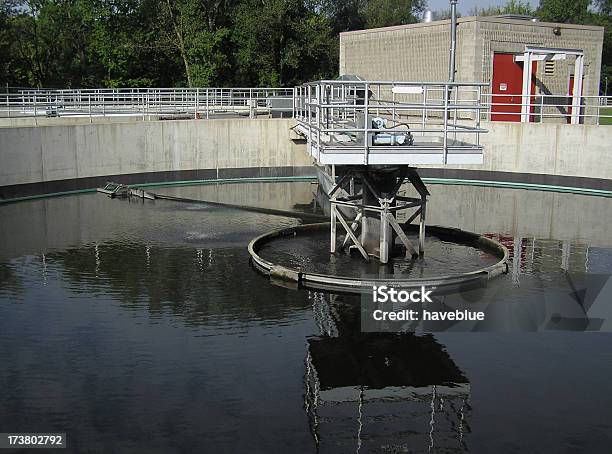 Water Treatment Stock Photo - Download Image Now - Sewage Treatment Plant, Aeration Lagoon, Business