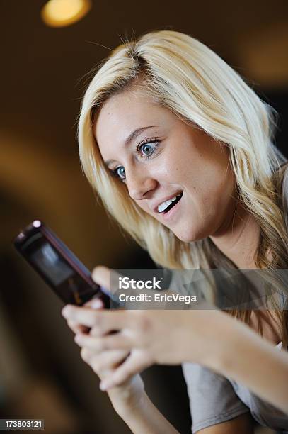 Shocking Text Message Stock Photo - Download Image Now - 16-17 Years, 20-24 Years, Adult