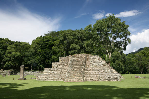 istock small pyramid in precolumbian city Copan 173803234