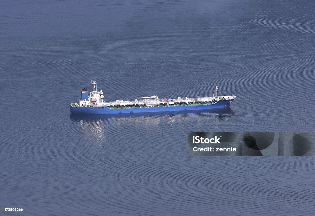Blue Naftowy Tankowiec - Zbiór zdjęć royalty-free (Morze)