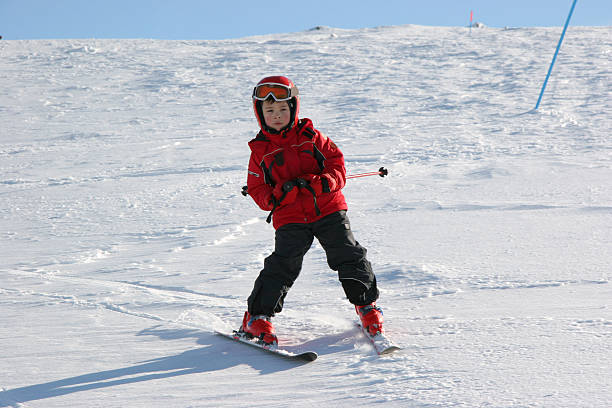 Little sportsmen stock photo