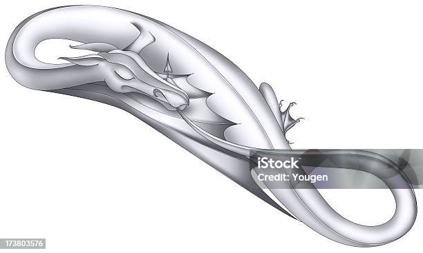 Ungeborene Dragonet Stock Vektor Art und mehr Bilder von Ouroboros-Symbol - Ouroboros-Symbol, Tätowierung, Unendlichkeit