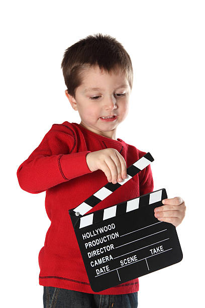 istock Boy with Film Slate 173804622