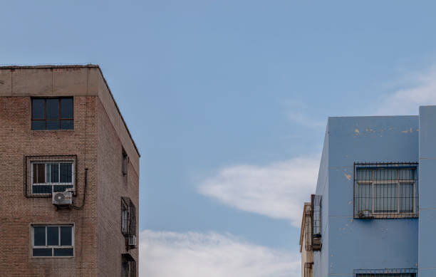 istock Abandoned building against sky. Datong, China 1738059299