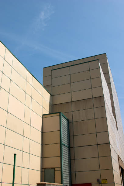 istock Blocky Factory Building Vertical 173812644