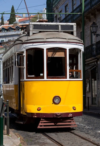 istock Old Tram in Lisbon Portugal 173812664