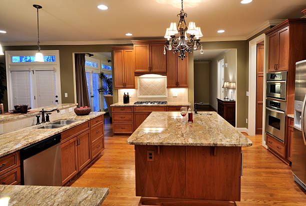 istock Domestic Kitchen in beautiful home interior. 173812682