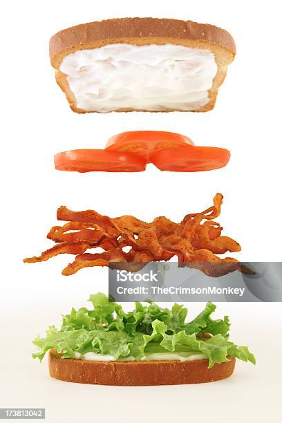 Foto de Sanduíche e mais fotos de stock de Efeito de várias camadas - Efeito de várias camadas, Sanduíche, Bacon Alface e Tomate