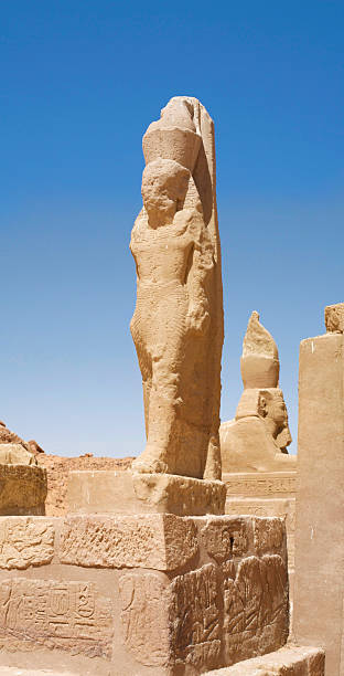 Wadi El Seboua stock photo