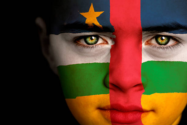 istock Central African Republic flag boy 173813322