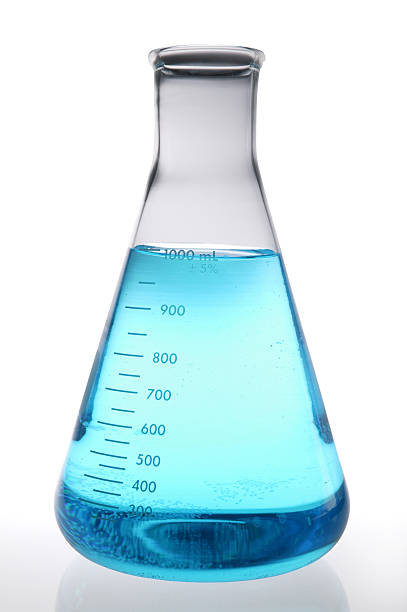 blue lab beaker used in lab research(with clipping path) lab beaker on white backgroundPlease see some similar pictures from my portfolio: beaker photos stock pictures, royalty-free photos & images