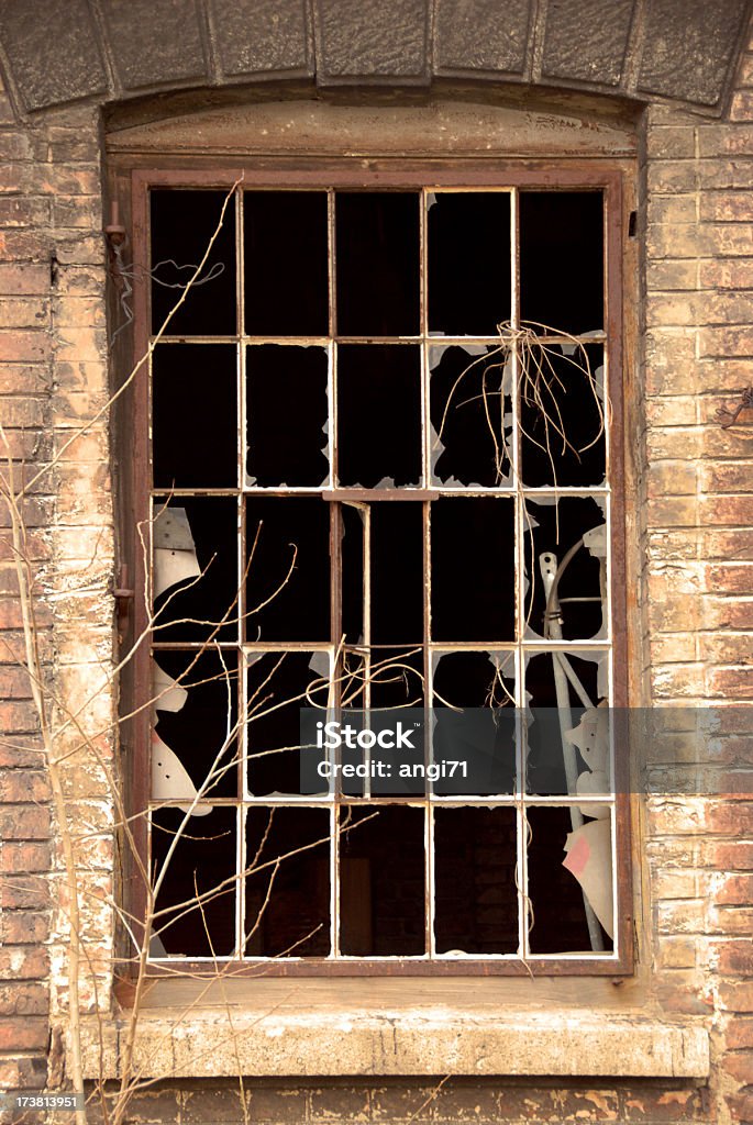 Spooky Old Window broken window.Similar images: Abandoned Stock Photo