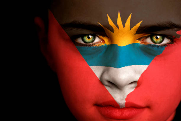 istock Antigua and Barbuda flag boy 173813953