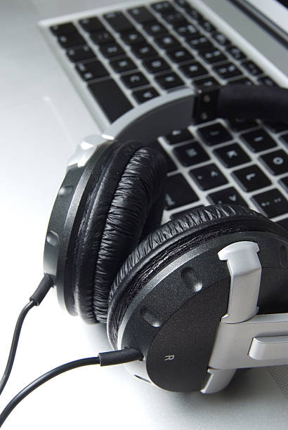 istock Laptop and Headphones 173814255
