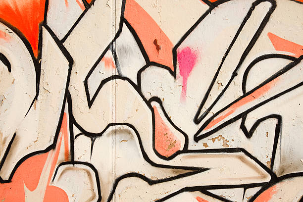 istock Graffiti: vandalism or urban art. Series 173816717