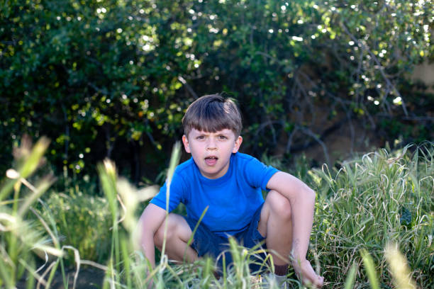 junge in der natur - mm1 stock-fotos und bilder