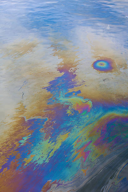istock An oil slick blemishing an ocean 173816910