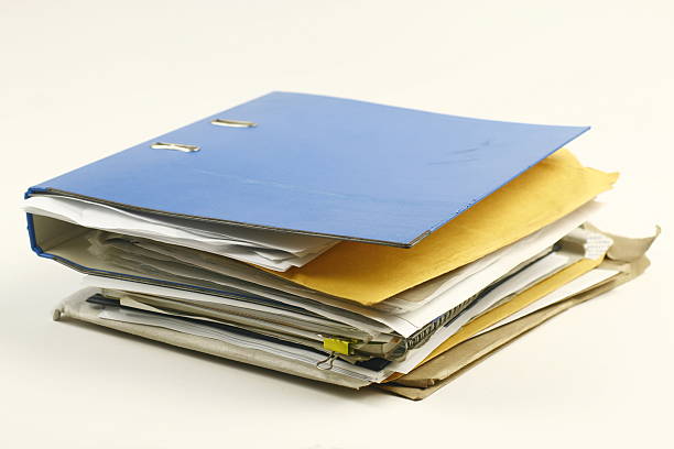 Documents and File stock photo