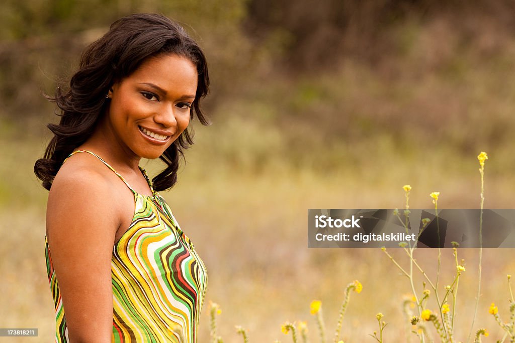 Beautiful African American woman 20-29 Years Stock Photo