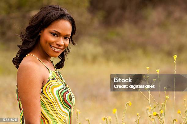 Beautiful African American Woman Stock Photo - Download Image Now - 20-29 Years, Adolescence, Adult