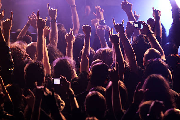 istock Crowd at a rock and roll concert 173818629