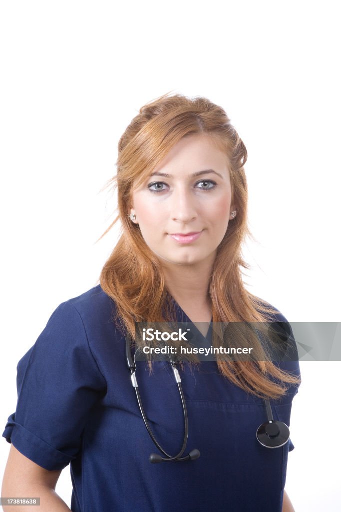 Nurse portrait,Medical persone series "Young Nurse portrait," Adult Stock Photo