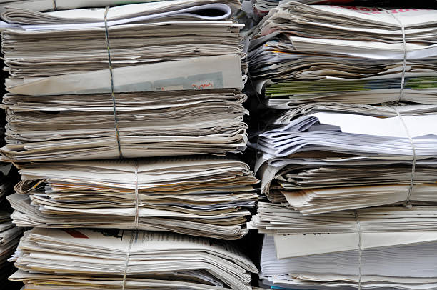 pile of envelopes on a black background.
