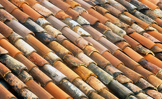 istock Multicoloured Roof Tiles 173819538