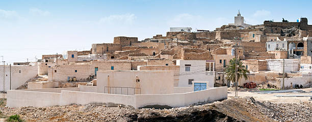 istock Tunisian Mountain Village - Panoramic 173819649