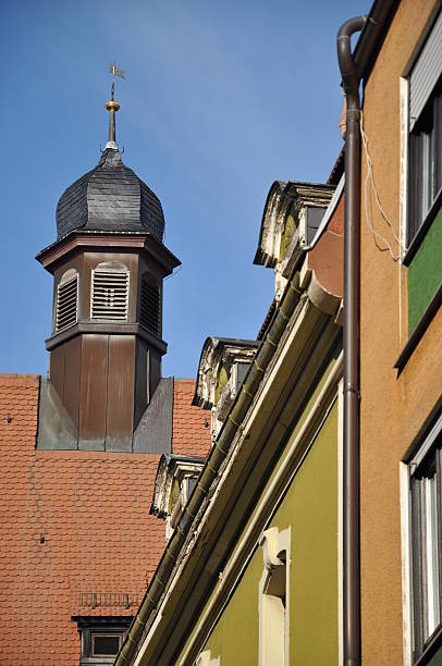 Colorido roofline - fotografia de stock