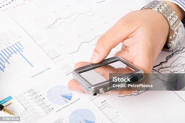 Analyzing And Calculating Financial Data Reports Stock Photo - Download Image Now - Analyzing, Annual Event, Balance