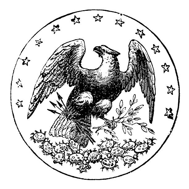 Old state seal of Florida. 