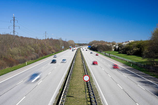 istock Cars on the highway. Motion blur. 173823536